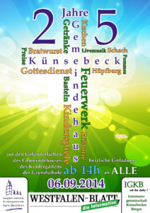 Gemeindefest-Datum