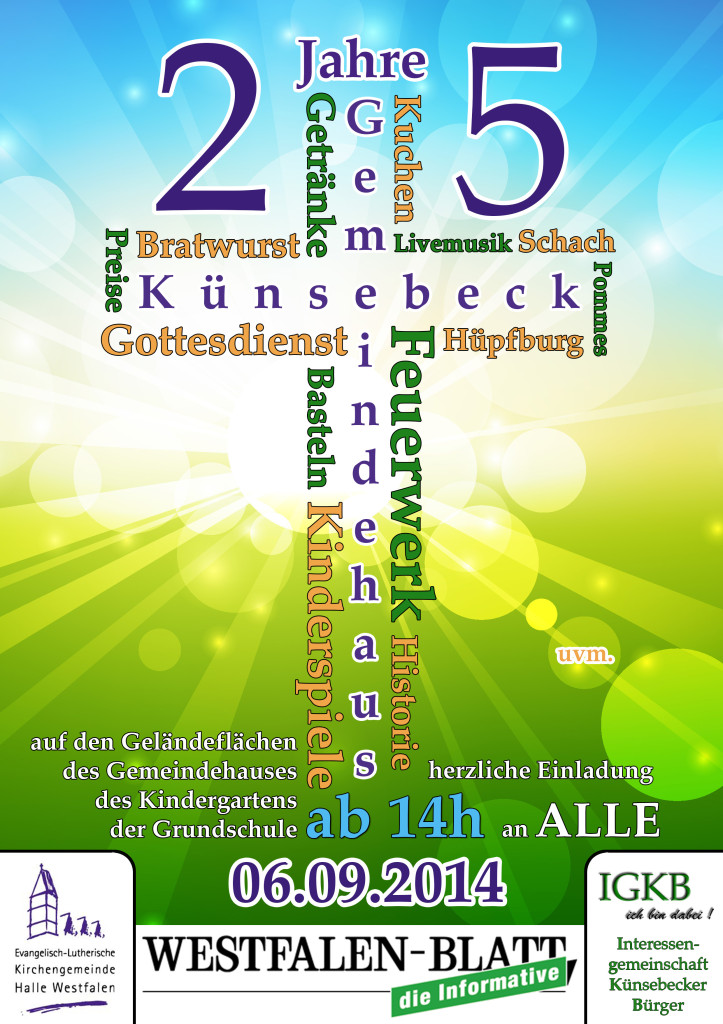 Gemeindefest-Datum